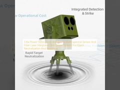 3 Kw Power 500m Laser Anti Drone Multi-spectral Sensor And Fiber Laser Integrated Anti Drone System For Quick Neutralization And Response