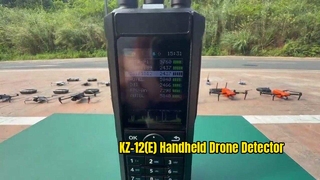 KZ‑12 (E) Handheld Drone Detector 300MHz‑13.4GHz Ultra‑wideband Signal‑sensing Unit For Field Observ